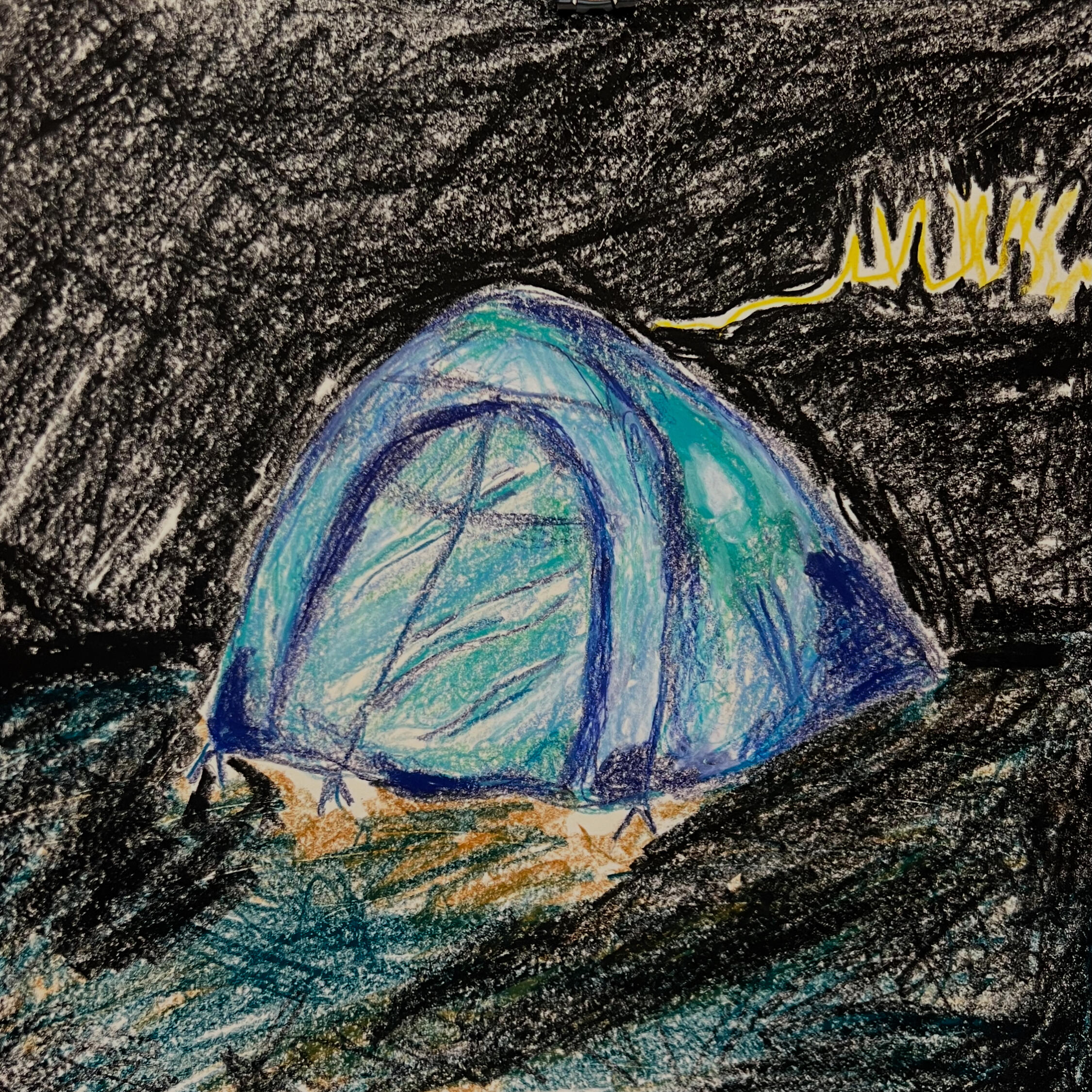 Tent at night
